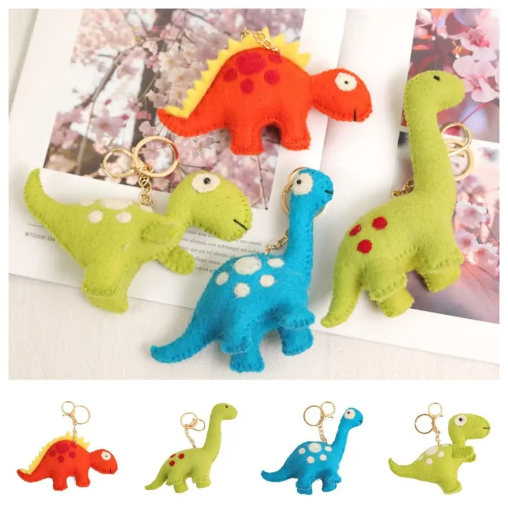 Stegosauro Dinosauro Feltro Portachiavi Brontosaurus Brachiosaurus Tyrannosaurus Peluche Ciondolo Portachiavi Giocattoli Stego Dinosaur Doll