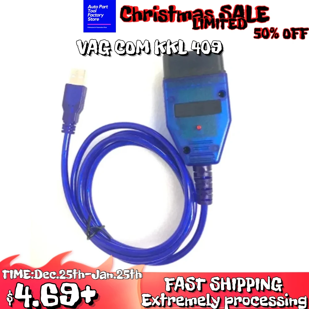Vag Com Kkl 409.1 Ch340 Vag Com Kkl 409 Vag Kkl Cavo Vag Com Cavo 409 Vag-Com Vag Cavo Diagnostico 20/50/100 Pz