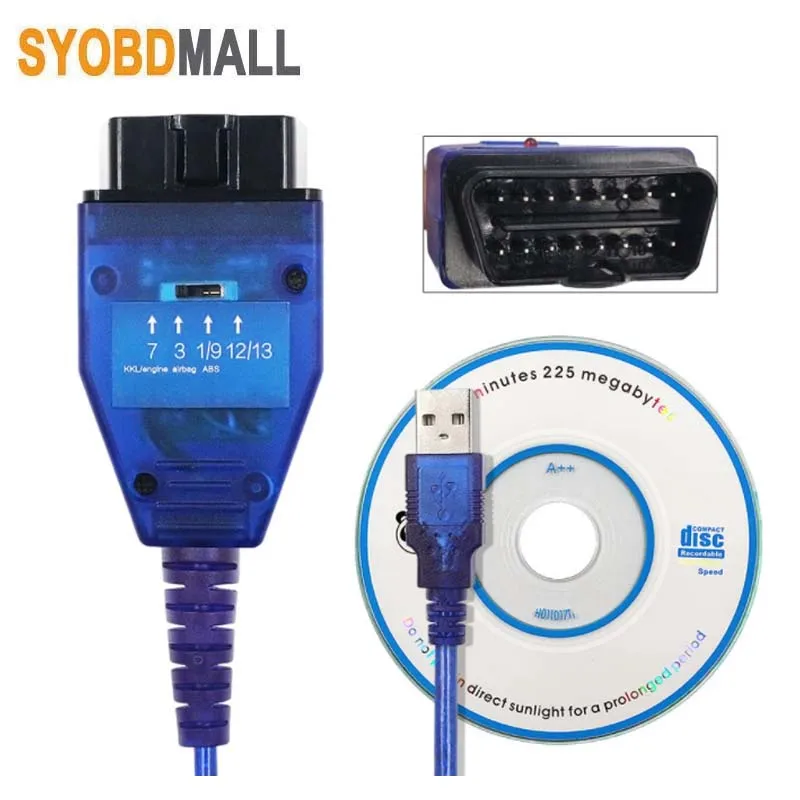 Ftdi 4 Way Switch Vag Usb Obd2 Cavo Diagnostico Uso Per Fiat Ecu Scan Tool Per Vag Com 409 Kkl Car Vag Usb Interface Obd Adapter