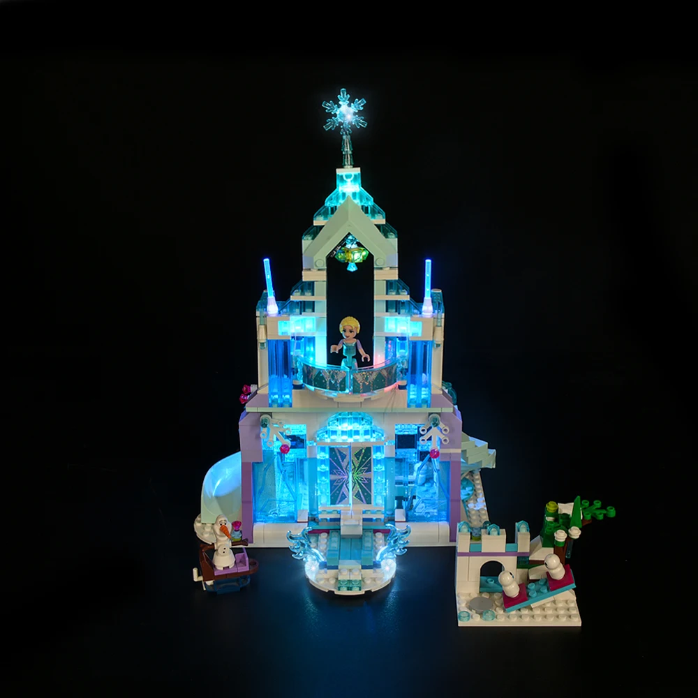 Kit Luci A Led Per Il 43172 Set Di Giocattoli Fai Da Te Magical Ice Palace Di Elsa (Non Inclusi)