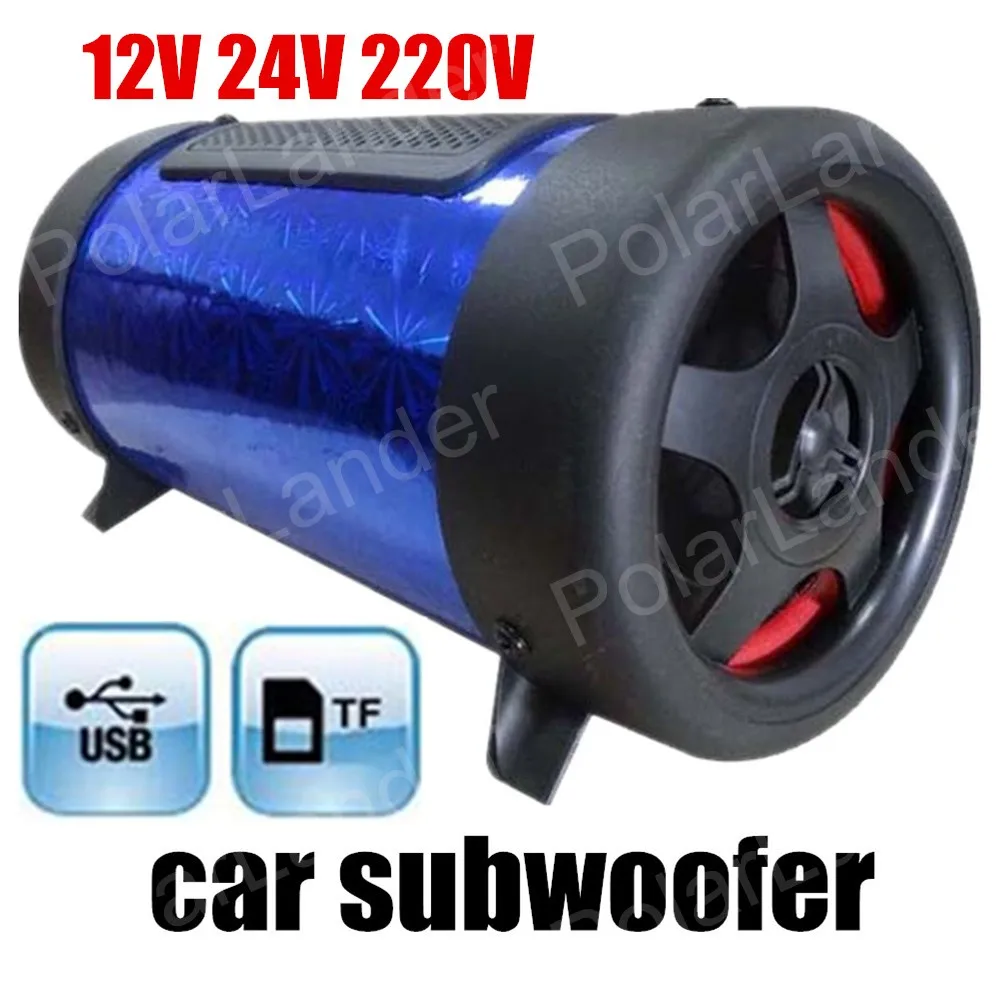 Nuovo Arrivo 4 Pollici 3 Colori Per Opzione Auto Subwoofer Altoparlante Audio Per La Carta Di Tf Del Disc Di U Basso 12 V Max Potenza 50 W