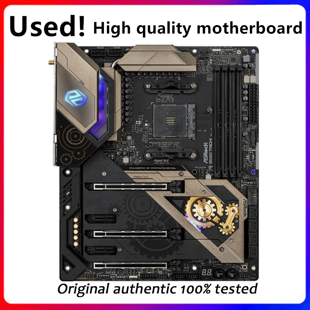 Per Asrock B550 Taichi Usato Wi-Fi 6 Presa Della Scheda Madre Am4 B550 Desktop Originale Pci-E 4.0 M.2 Scheda Madre