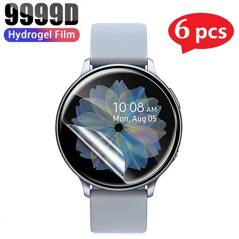 Confezione Da 6 Per Samsung Watch Active 2 44Mm 40Mm Pellicola Protettiva Completa Per Samsung Galaxy Watch Active 2 Cover Foil