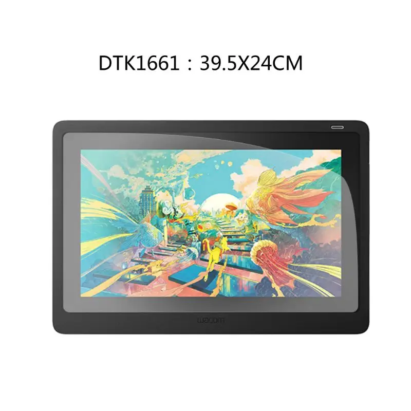 Pellicola Proteggi Schermo Opaca Trasparente Per Tablet Grafico Digitale Wacom Cintiq J60A