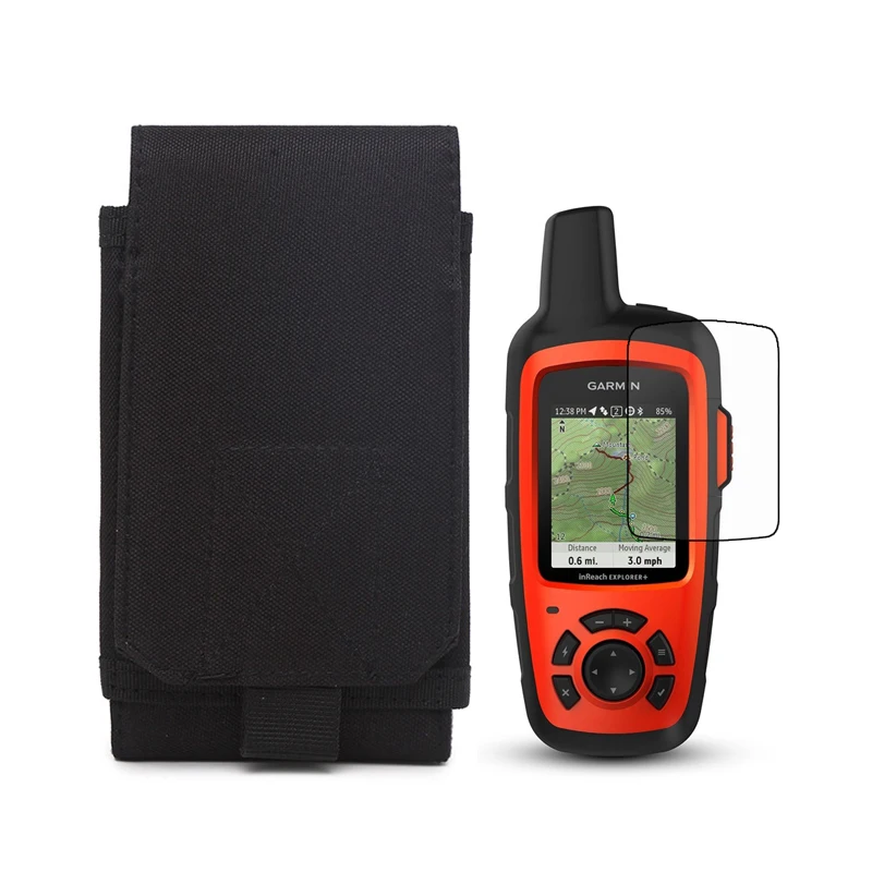 Custodia Per Cintura Portatile Mimetica Militare + Protezione Per Schermo Per Garmin Inreach Se + Plus / Explorer + Plus Accessori Gps Per Escursionis