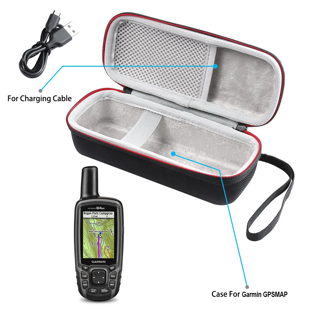 Custodia Protettiva Per Il Trasporto Duro Zoprore Per Garmin Gpsmap 60Csx 62 62St 64 64St 63 63Sc 63St 66S 66St Inreach Explorer Inreach Se +