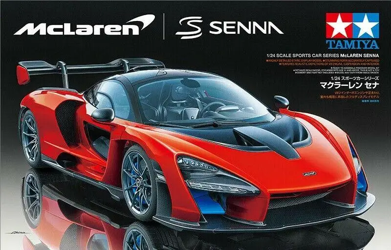 Tamiya 24355 Kit Di Assemblaggio Auto Sportiva Super Modello In Scala 1/24 Mclaren Senna