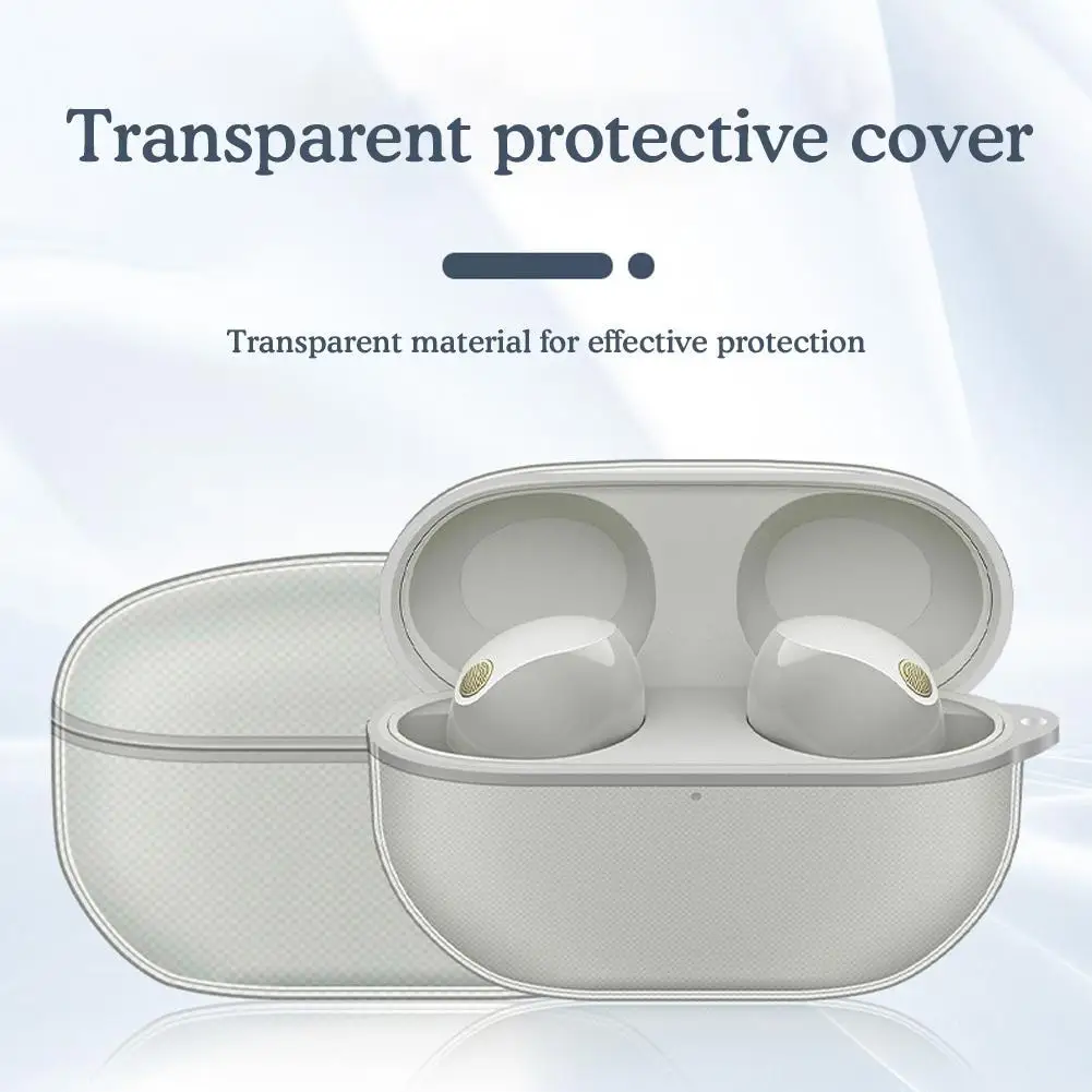 Custodia Trasparente Per Sony Wf-1000Xm5 Soft Tpu 1000 Xm5 Custodia Protettiva Antipolvere Antigraffio Per Sony 1000 Xm5
