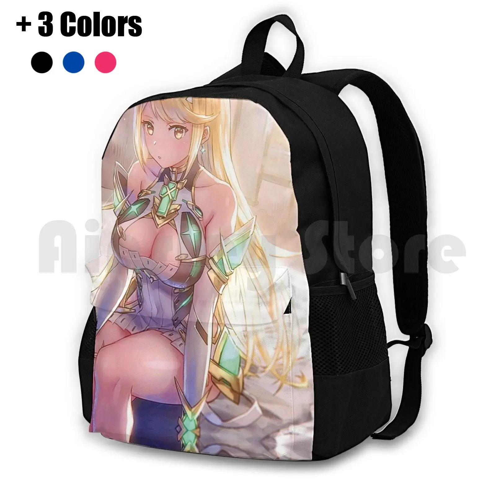 4K Mythra Da Xenoblade Chairs 2 Zaino Da Trekking All'Aperto Equitazione Arrampicata Borsa Sportiva Xenoblade Chairs 2 Xenoblade