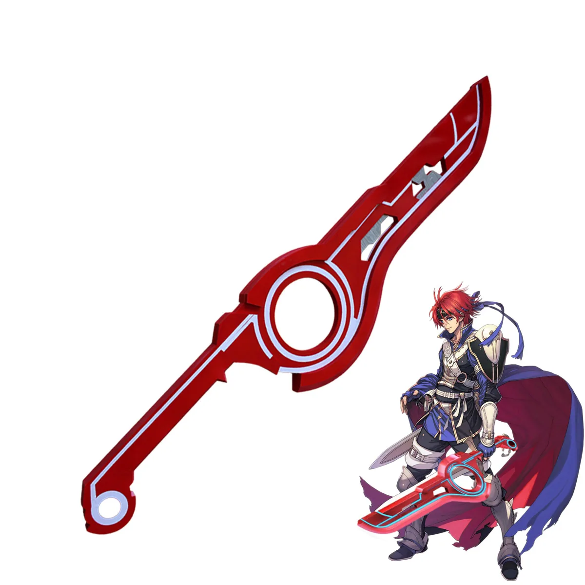 Xenoblade Chairs Shulk Sword Monado Replica Cosplay Prop 47"