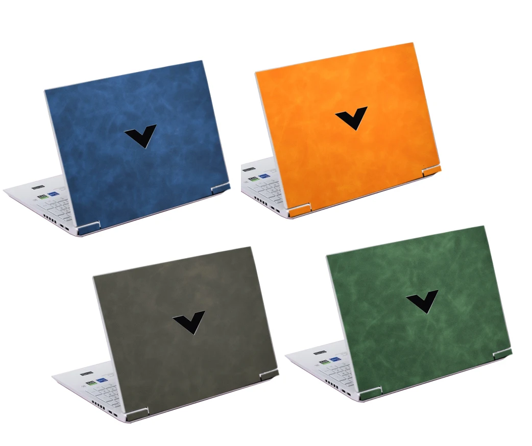 Crazy Horse Leather Laptop Sticker Skin Decalcomanie Cover Protettiva Per Hp Victus Muslimate 2021