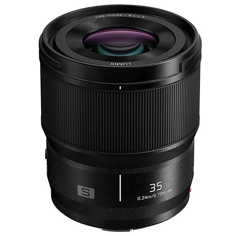 Obiettivo Panasonic Lumix S-S35E 35Mm F/1.8 Con Compatibilità Video 4K