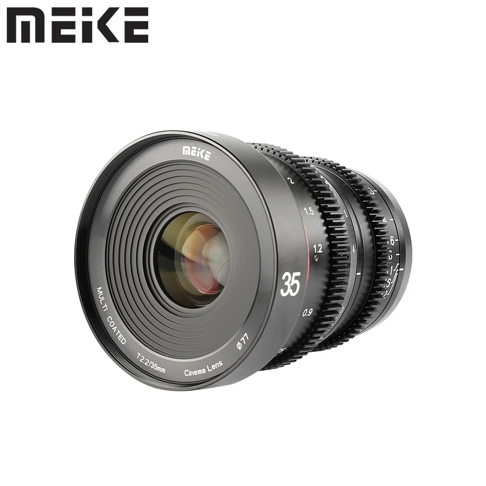 Meike 35Mm T2.2 Cine Lens Per Olympus Panasonic Lumix Mft Micro Quattro Terzi M4/3 Mount Mirrorless Camera Bmpcc 4K Z Cam E1 E2