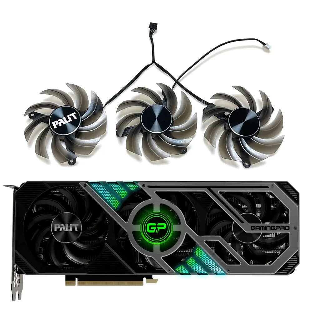 Nuovo Originale Rtx 3070, 3080 Gaming Pro Fan, Per Palit Rtx 3060Ti, 3070, 3070Ti, 3080, 3080Ti, 3090 Gaming Pro Ventola Di Raffreddamento Della Sched