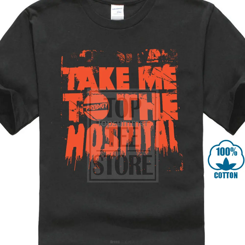 La Prodigy Mi Porta In Ospedale T Shirt New Firestarter Breathe