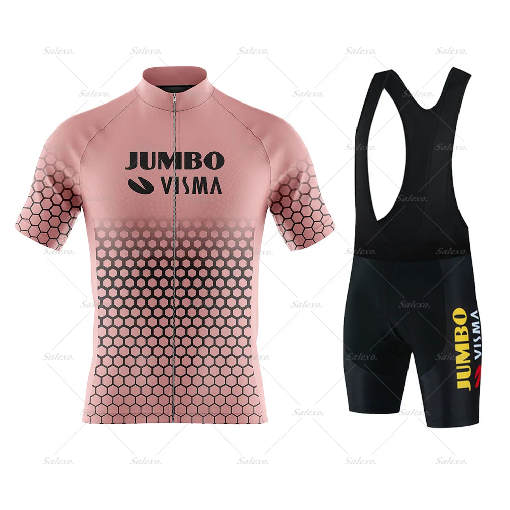 2023 Jumbo Visma Mtb Abbigliamento Da Ciclismo Summer Cycling Jersey Set Uomo Road Traspirante Bike Shirts Suit Outdoor Maillot Ciclismo