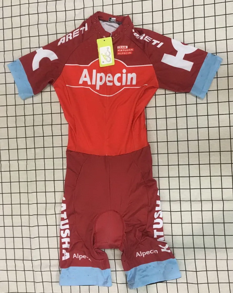 2017 Katusha Alpecin Skinsuits Body Summer Cycling Jersey Set Mtb Bike Bicycle Abbigliamento Mtb Maillot Ropa Ciclismo