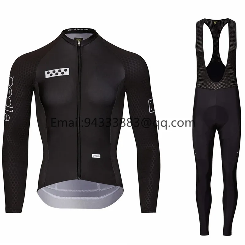 Pedla Winter Proof Roubaix Jacket Abito Invernale A Maniche Lunghe In Cashmere Da Uomo Nero Outdoor Mountain Bike