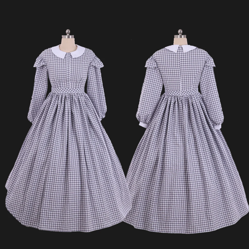 (Disponibile) Abito Vittoriano Di Guerra Civile Di Natale Vittoriano Natale Dickens Fair Caroler Costume Dress Abito Da Ballo Di Natale