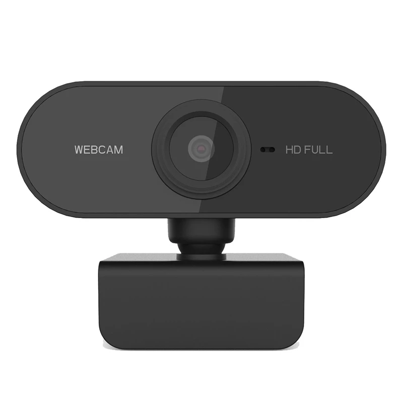 Videocamera Webcam 1080P Con Microfono Webcam Hd Fotocamera Usb Per Pc Laptop, Zoom, Skype, Facetime, Windows, Linux