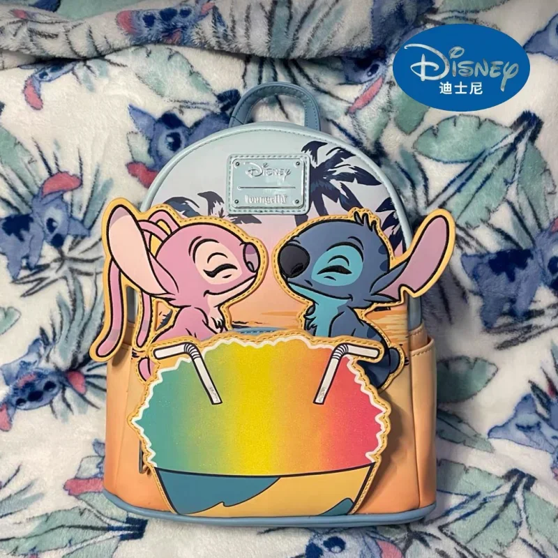 New Disney Pu Leather Stitch Zaino Loki Baby Lady Bags Kawaii Y2K Story 3 Alien Anak Sekolah Tas Tangan Merek Untuk Perempuan