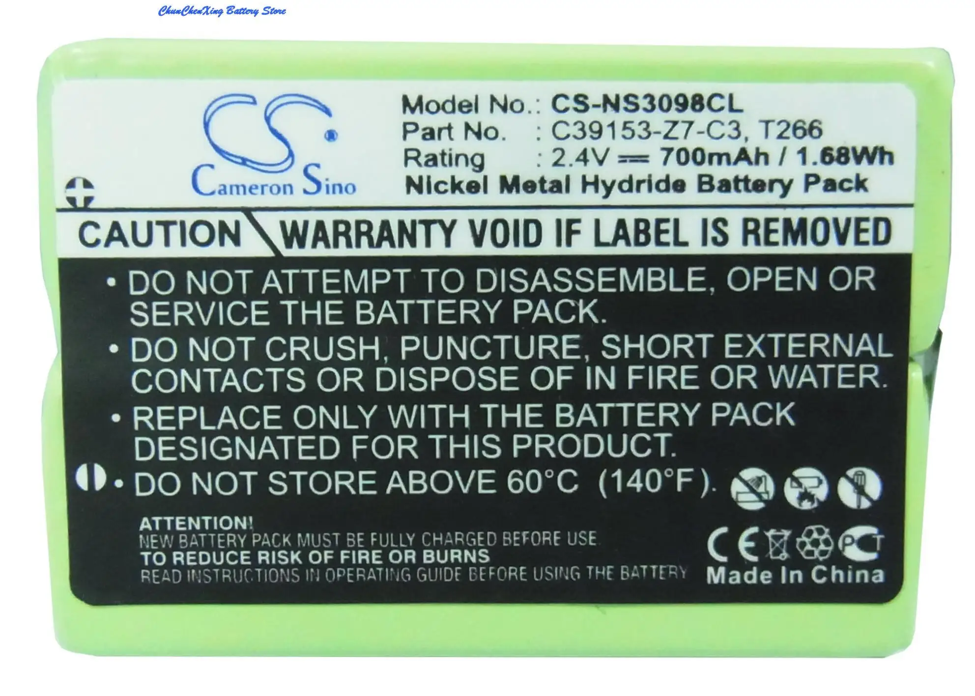 Batteria Cameron Sino 700Mah Per Detewe Openphone 21, Per Siemens 3000C Pocket,2010 2011 3010,Gigaset 2000L,Pico,Cm800