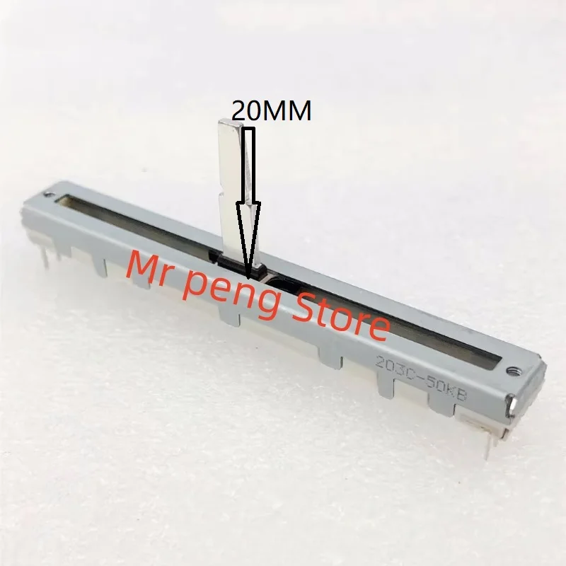 1 Pz Per Pioneer Cmx-3000 Velocità Velocità Variabile Cmx-5000 Potenziometro Fader 7.5Cm 8 Pin B50K Midpoint Per Alpi