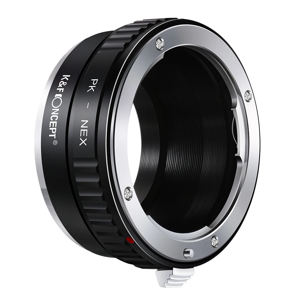 Adattatore Per Montaggio Obiettivo K & F Concept Per Obiettivo Di Montaggio Pentax Pk K Per Fotocamera Sony Nex E-Mount Nex-3 Nex-3C Nex-3N Nex-5 Nex-
