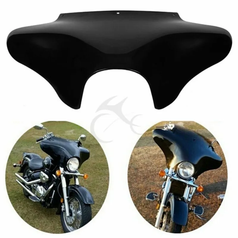 Carenatura Esterna Batwing Anteriore Moto Per Yamaha V Star 650 1100 Classic Per Harley Softail Heirtage Fat Boy Road King Flhr