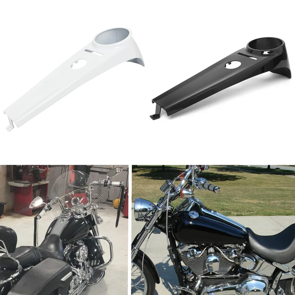 New Motorcycle Tank Dash Cover Tank Console Trim Panel Plastica Abs Per Harley Softail Deluxe Fat Boy Heritage Standard 2000-2017