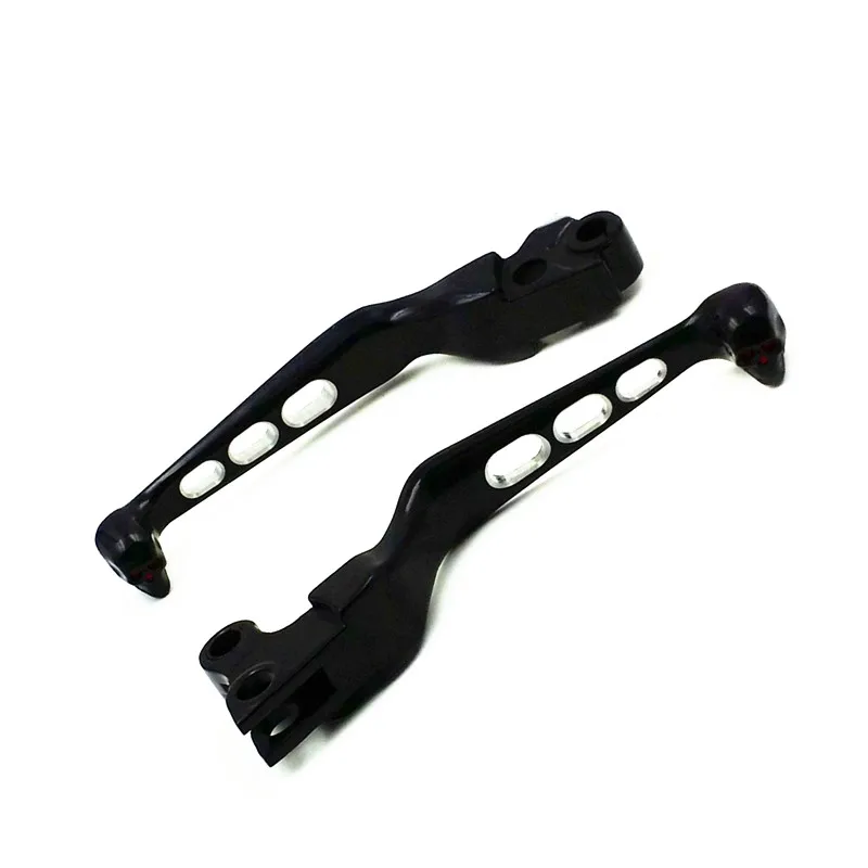 Nero Skull Leve Freno Frizione Per Harley Fat Boy Dyna Road King Fx Xl Fl Ultra