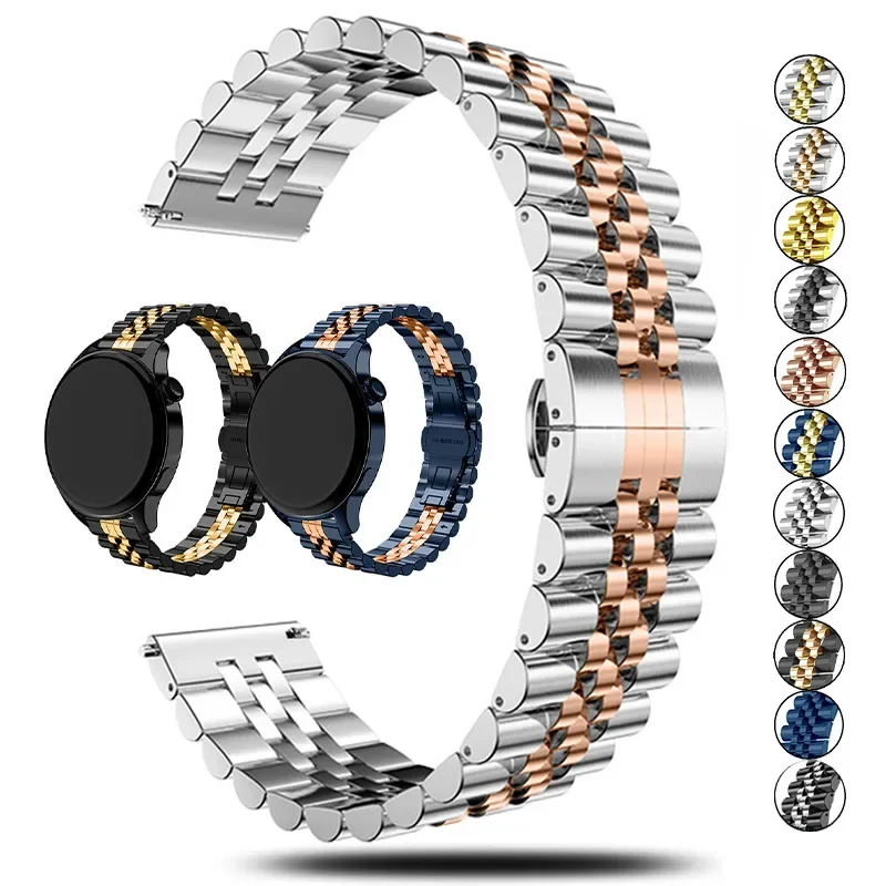 Cinturino Universale In Acciaio Inossidabile Da 20Mm 22Mm Per Bracciale Seiko Per Cinturini Rolex Bracciale Di Ricambio Accessori A Sgancio Rapido