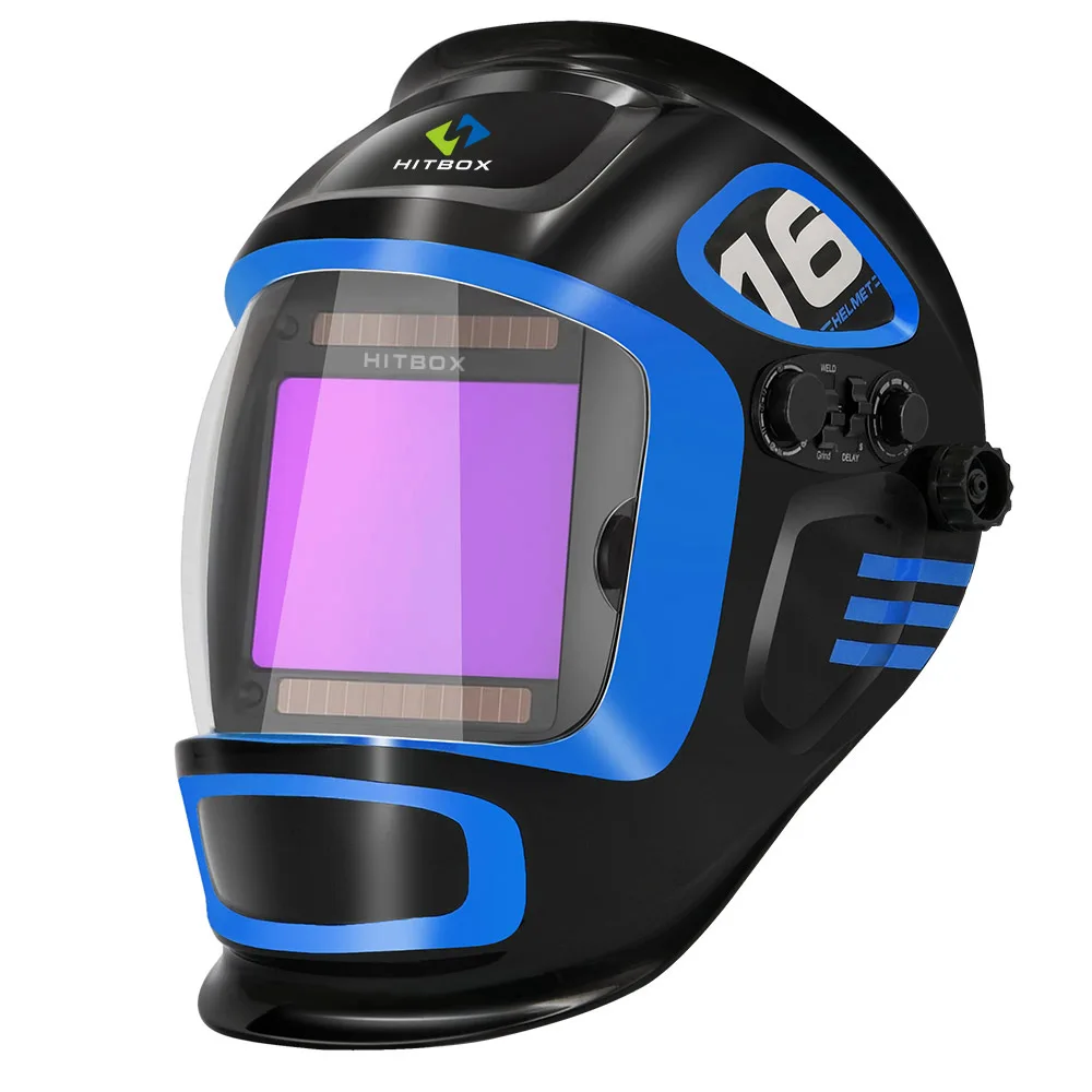 Hitbox Welding Helmet Block Raggi Nocivi A Infrarossi Ultrviola Per Lavori Di Saldatura Ad Arco