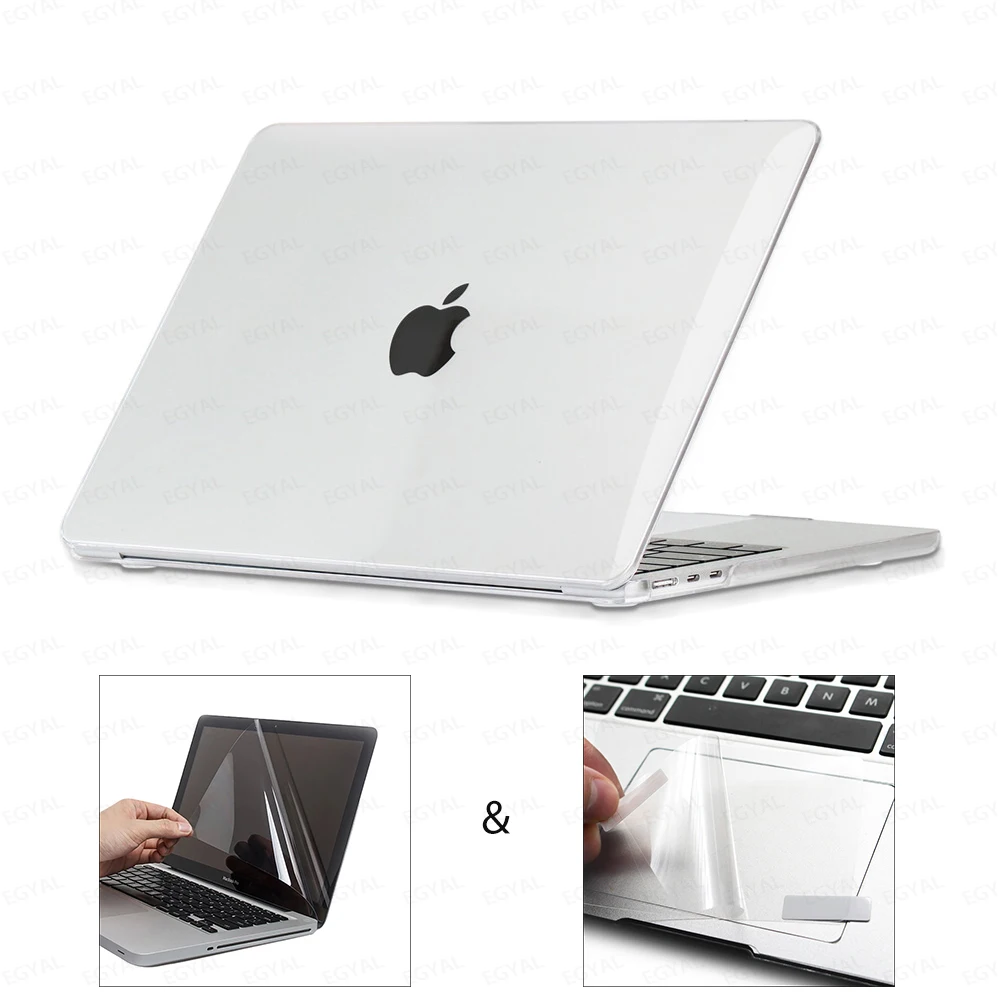 Per Macbook M2 Air 13 Case 13.6 & Screen Protector & Touch Film Cover Per Macbook 2023 Air 15 Modello A2941 Guscio Rigido In Plastica