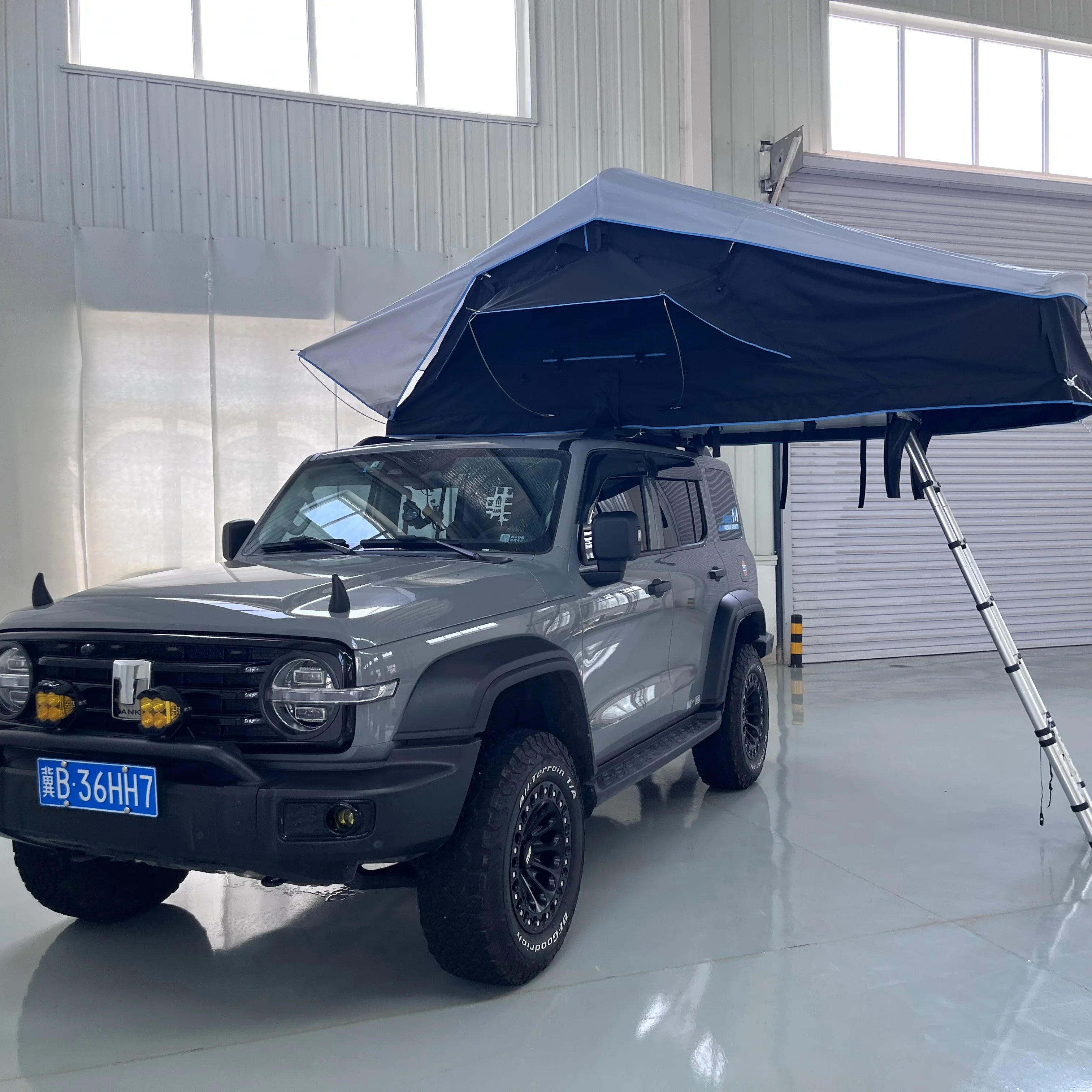 Outdoor Factory Dachzelt 4X4 Overland Viaggiare Impermeabile 420D Poliestere Oxford Tenda Da Tetto Per Auto Per Il Campeggio