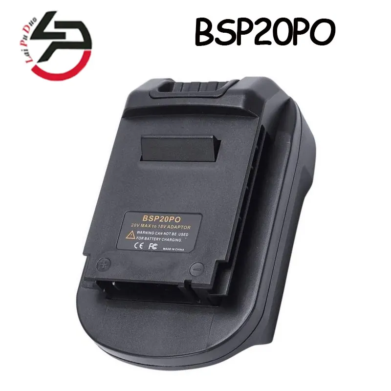 Bps20Po Adattatore Batteria Sostituire Per Cavo Porter 20V Max Batteria Al Litio A Porter-Cable 18V Nicad Nimh Lithium Tools