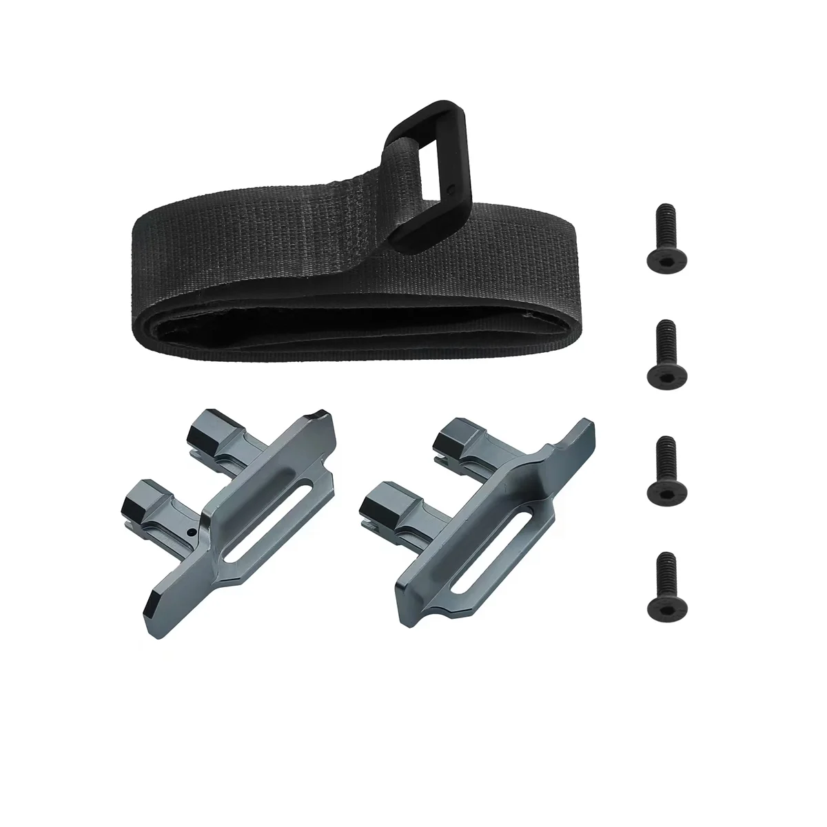 Set Di Supporti Per Batteria Alti 3S 4S In Metallo Per 1/10 Parti Di Aggiornamento Per Auto Traxxas Maxx Rc, 2
