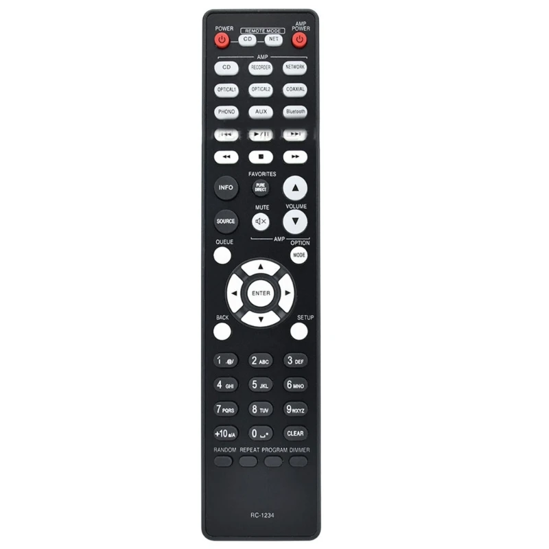 Ricevitore Telecomando Rc-1234 Per Lettore Denon Sistema Amplificatore Audio Pma-600Ne Dcd-600Ne Drop Shipping