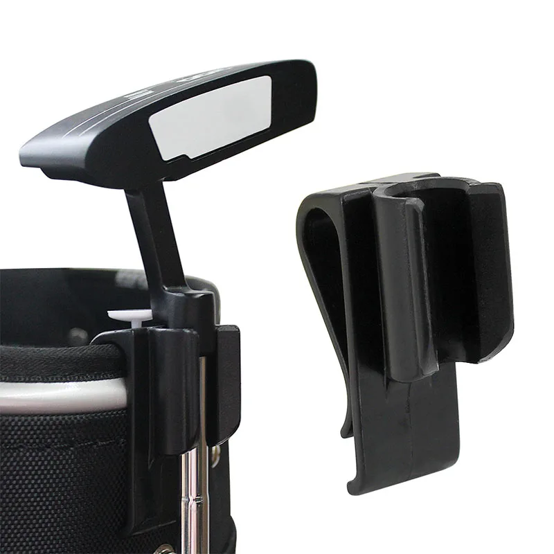 1 Pz Golf Putter Holder Clamp Clip Stand Organizer Club Aid Tool Accessori Con Pallina Da Golf Mark Training Aid Drop Ship