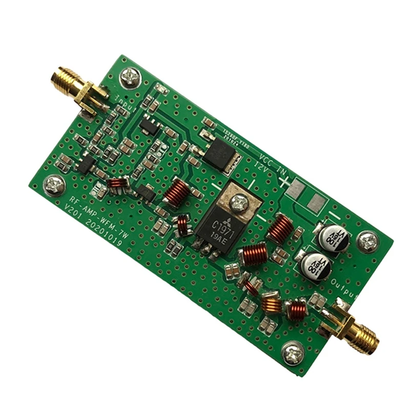 Amplificatore Di Potenza Rf 65-110Mhz Ingresso 1Mw 7W Amplificatore Di Potenza Fm Antenna Di Trasmissione Messa In Servizio Amplificatore Ad Alta Freq
