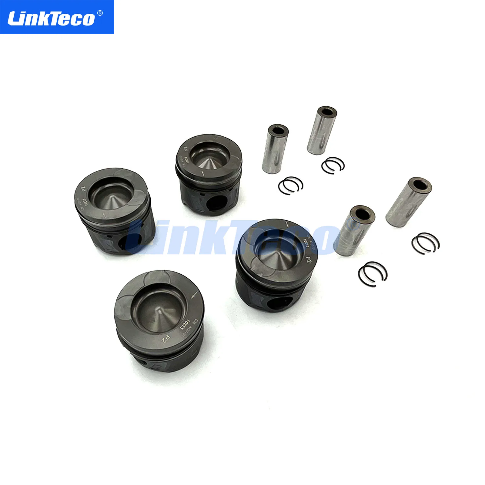Kit 4 Pistoni E Anelli 85.5Mm Per Ford Land Rover Jaguar Peugeot Citroen Ford 2.2 Diesel 224Dt Knba 87-436700-00 Lr022444
