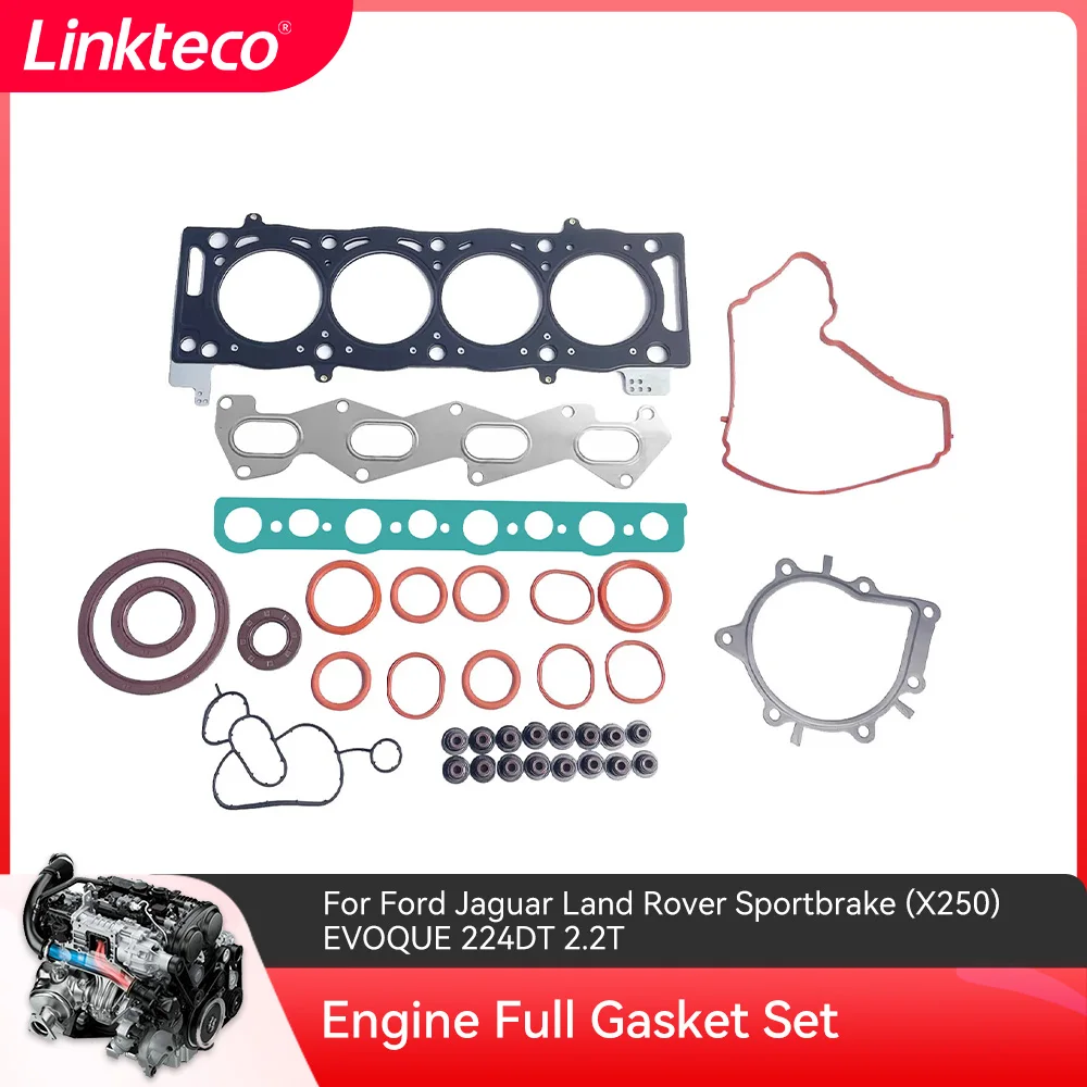 Set Completo Guarnizioni Motore Demier Per Ford Jaguar Land Rover Sportbrake (X250) Evoque 224Dt 2.2T Diesel Lr009415