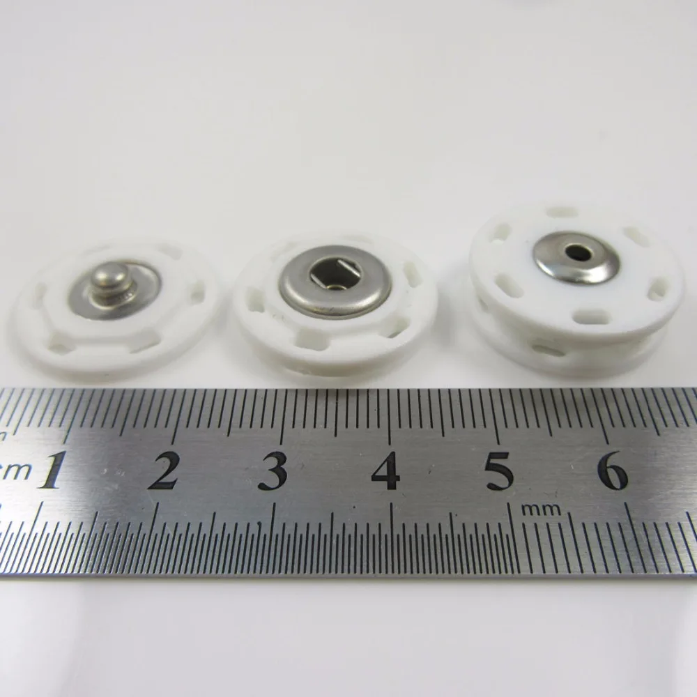 10 Paia 18Mm 22Mm 25Mm Grande Sew-On Snap Fasteners Poppers Enorme Bottoni A Pressione In Plastica E Metallo
