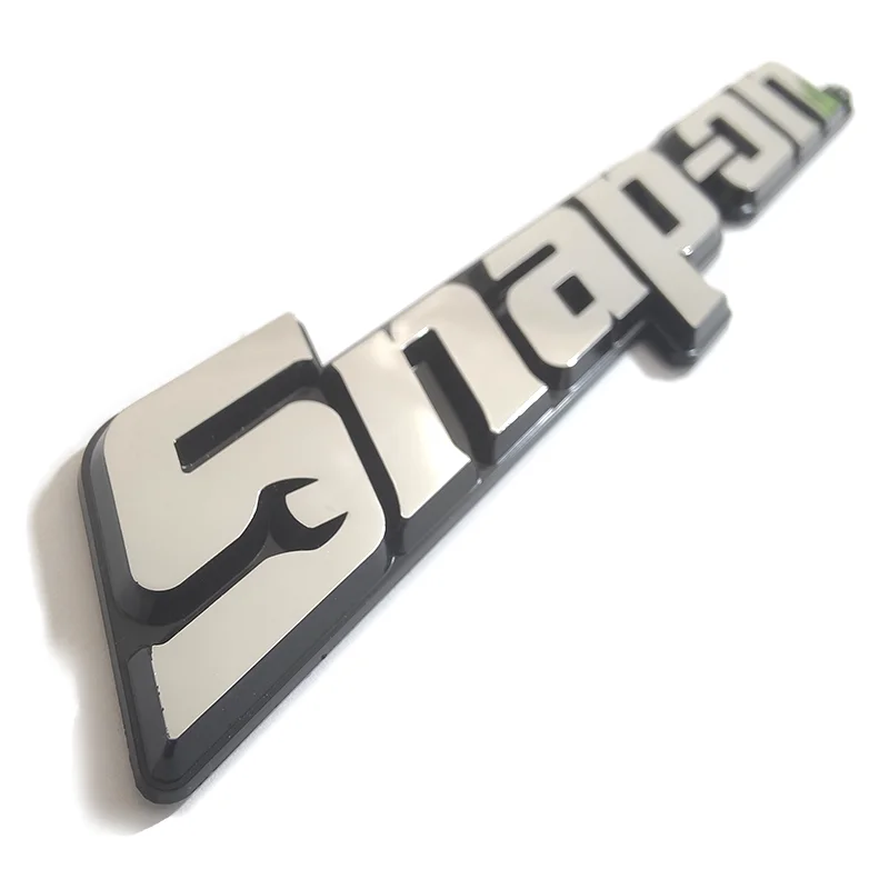 3D Design Oem 120Mm Snap On Tools Logo Distintivo Emblema In Plastica Cromata