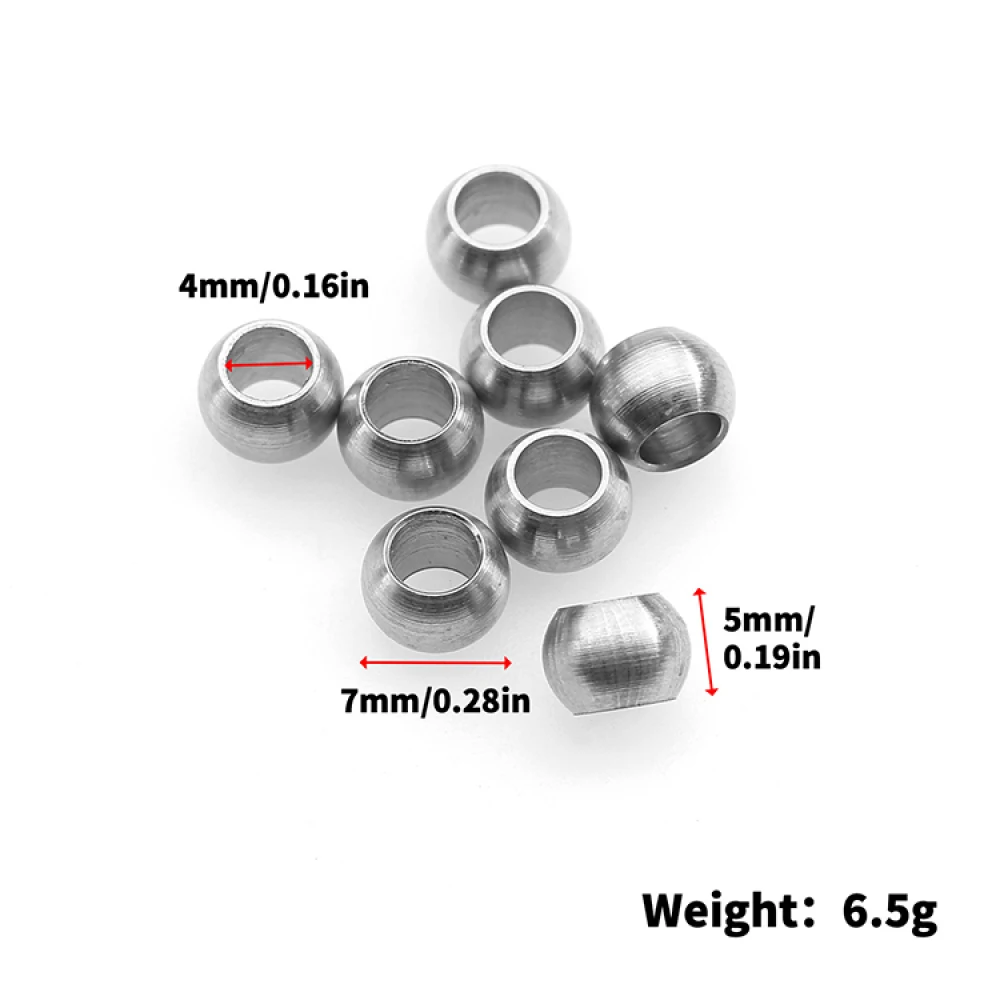 Testa A Sfera In Acciaio Inossidabile Da 8 Pezzi Per Tamiya Bbx Bb-01/Tc01/Ta08 Pro/Td4 Sistema Di Sospensione Rc Model Car Parts Raccordo Di Ricambio