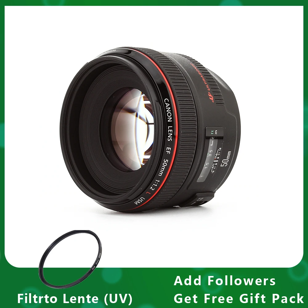Obiettivo Canon Ef 50Mm F/1.2L Usm Per Fotocamere Canon Eos Slr