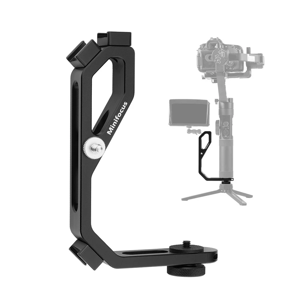 L Staffa Maniglia Gimbal Accessori Monitor Video Light Supporto Per Microfono Per Dji Ronin S Sc Rs Zhiyun Crane 2 Weebill Moza Air 2