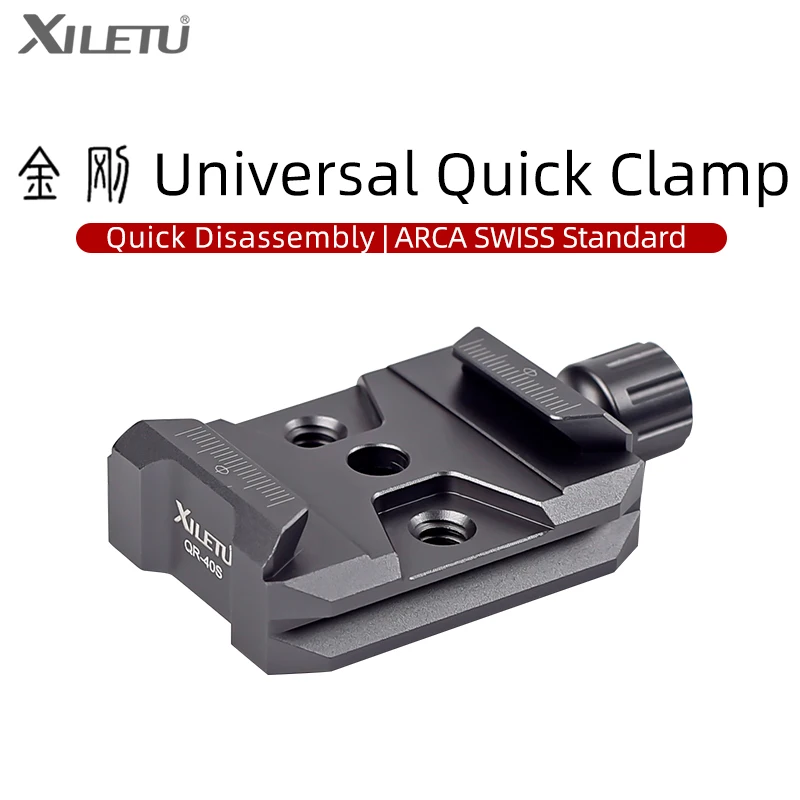 Xiletu Qr40S Pinza A Sgancio Rapido Ronin Sc Stile Arca Per Dji Ronin S / Ronin Sc E Zhiyun Crane Series / Weebill S Gimbals 2506