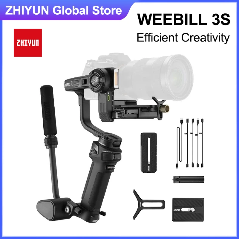 Zhiyun Weebill 3S Weebill 3 S Stabilizzatore Cardanico Per Fotocamera Portatile A 3 Assi Per Fotocamere Mirrorless Dslr Per Canon/Nikon/Sony/Lumix