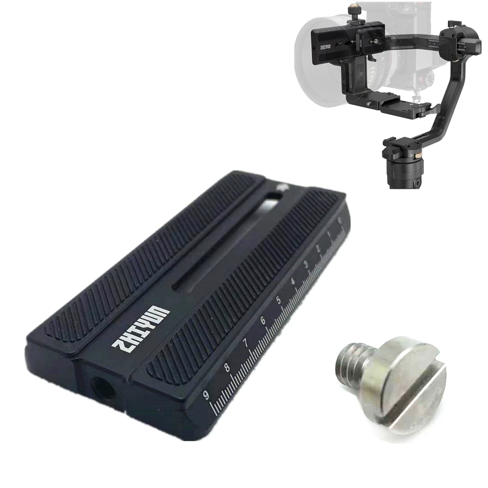 Piastra Di Trasmissione A Sgancio Rapido Della Fotocamera Base Per Zhiyun Crane 2S Weebill-S Weebill S 2 3S Weebill2 Weebill3S Stabilizzatore Cardanic